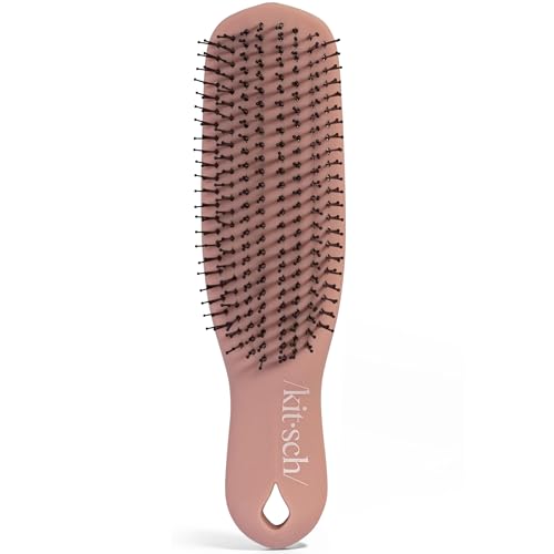 Kitsch Scalp Renewal Brush - Exfoliating & Scalp Massager for Hair Growth, Gentle Head Massage Brush to Remove Buildup, Boost Circulation & Relaxing Head Scrubber for Washing Hair - Terracotta