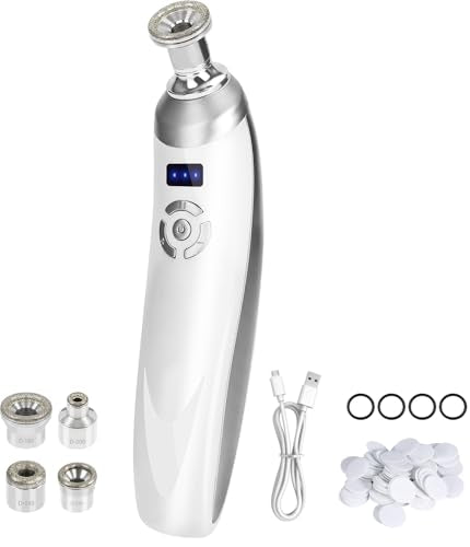 Diamond Professional Microdermabrasion Machine, Portable Dermabrasion Crystal for Facial Skin Care Tool,Face Blackhead Remover Devices Kit,Home Use Microderm Equipment for Women Men
