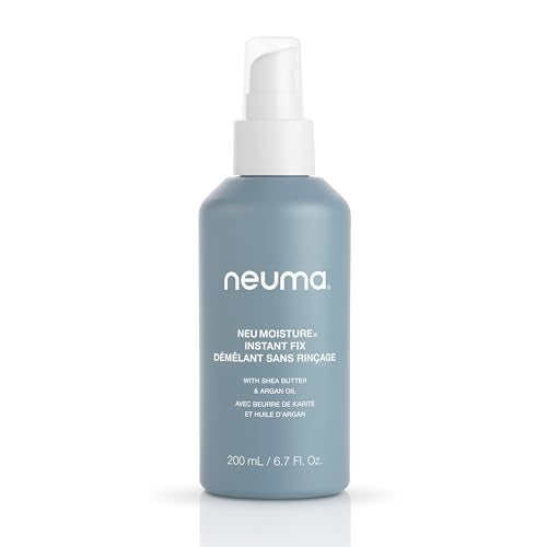 Neuma Neu Moisture Instant Fix Leave In Hair Treatment Spray 6.7Fl. Oz. Detangles, Nourishes, Protects, Kalette, Coconut, and Vanilla Scent