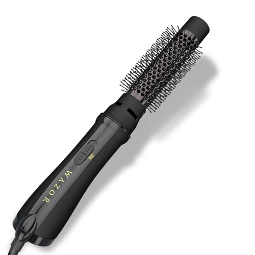 Lightweight Hot Air Brush | Upgraded 4-in-1 Blow Dryer & Volumizing Styler | Ionic Ceramic Titanium Barrel for Anti-Frizz, Shiny & Salon-Smooth Hair