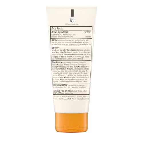 Aveeno Protect + Hydrate Face Sunscreen, SPF 60 Broad Spectrum, for Sensitive Skin, Travel Size, Water Resistant (80 minutes), Paraben, Oxybenzone & Oil Free, 2 fl oz