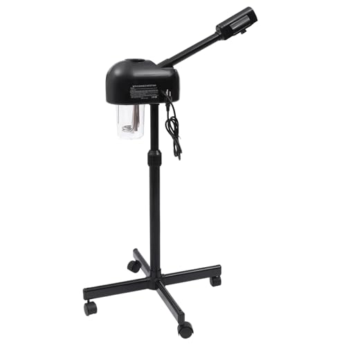 750W Professional Facial Steamer, Hot & Cold Mist, Height Adjustable Esthetician Face Steamer, 0-20min Timer, Facial Steamers for Skin Deep Cleaning for Home Spa Beauty Salon