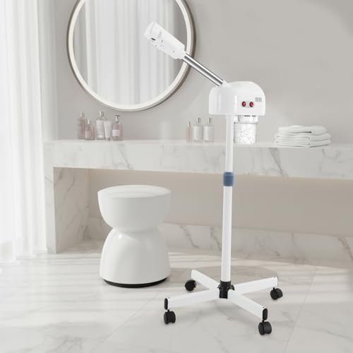 Professional Facial Steamer, Hot Mist Spray, Ozone Skin Care Machine, 360° Rotatable Nozzle, Vaporizador Facial Steamer for Home Use or Beauty Spa Deep Cleansing and Hydration, US Plug