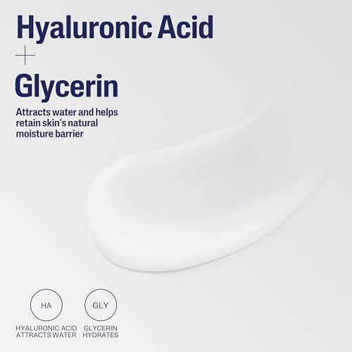 Cetaphil Daily Hydrating Lotion for Face, With Hyaluronic Acid, 3 fl oz, Lasting 24 Hour Hydration, for Combination Skin, No Added Fragrance, Non-Comedogenic