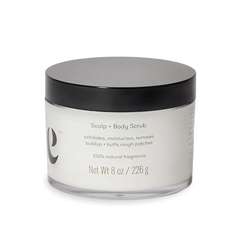 Odele Scalp + Body Scrub, Exfoliating Sugar Scrub with Caffeine to Remove Buildup, Hydrate & Smooth Skin and Scalp, For All Hair & Skin Types, 8 oz