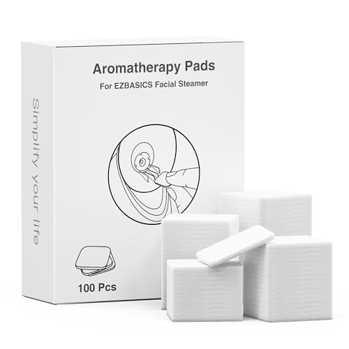 EZBASICS Aromatherapy Pads for Facial Steamer 100 Pcs