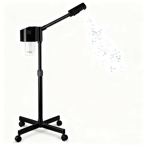 Professional Facial Steamer, Hot Mist Spray & Ozone, Face Steam Suitable for Home & Professional Salon SPA Barber，Moisturizing & Hydrating