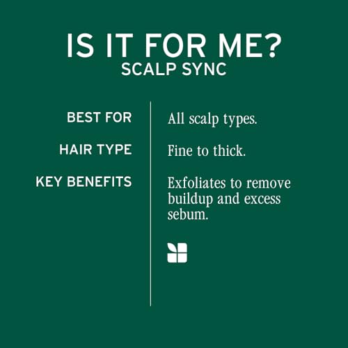 Biolage Scalp Sync Purifying Concentrate - Exfoliating & Clarifying Dry Scalp Treatment, Refreshing & Reinvigorating, Fermented Tea Blend & Glycolic Acid