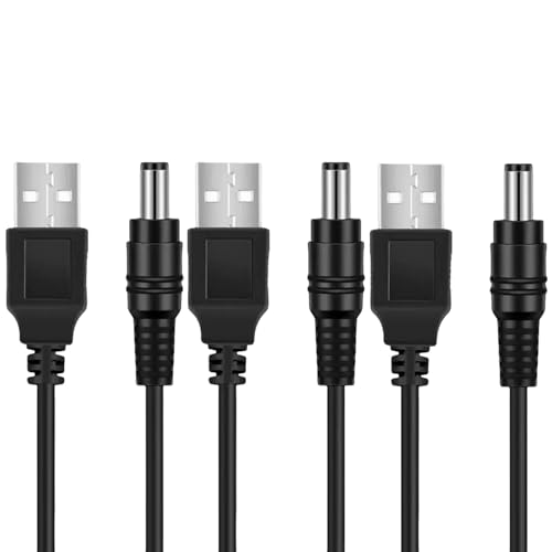 Compatible with Bitvae Water Flosser Charger,3 Pack Water Flosser Charger Compatible with Bitvae D2/S2/R1/R2 Electric Toothbrush C2/C5 C6 WaterFlosser,Black.