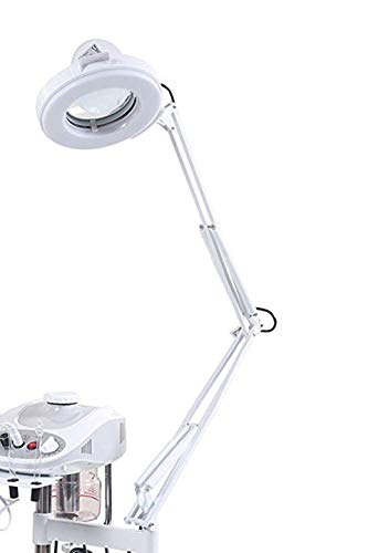 Funnylife 3 in 1 Aromatherapy Facial Steamer, 5X Magnifying LED Lamp, High Frequency Machine,Salon Spa Beauty Equipment