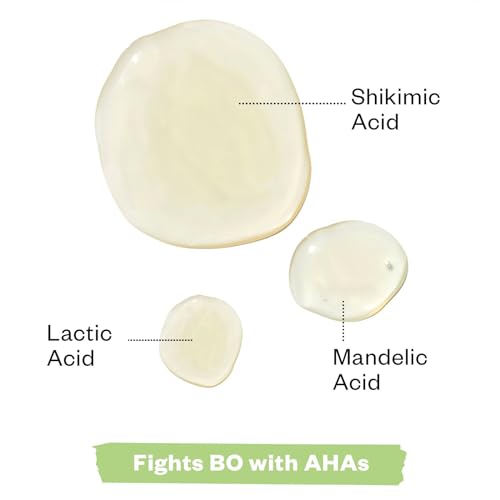 Kosas Chemistry Deodorant - Aluminium and Baking Soda Free + BO-Fighting AHA Serum that Exfoliates, Softens, and Nourishes the Skin, (Serene Clean)