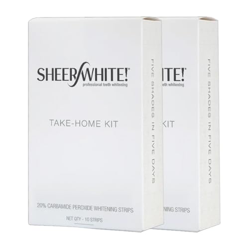 Sheer White Teeth Whitening Strips (Double Pack) (Double Pack)