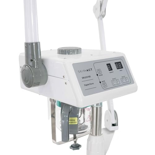 SKINACT Euro Facial Steamer with Aroma Therapy with LED Magnifying Lamp