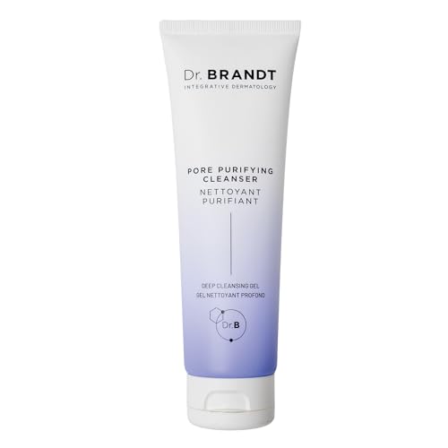Dr. Brandt Pores No More Pore Purifying Cleanser. Non-Drying, Pore-Refining Cleanser with Salicylic Acid and Tea Tree Oil. Dissolves Impurities, Eliminates Excess Oil and Residue (3.5 fl oz)
