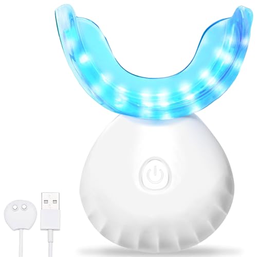 Teeth Whitening Light,10X More Powerful Blue Led Light Connected with USB, Non-Battery Teeth Whitening LED Light in Home Use