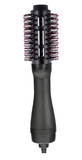 ENZO Milano Ceramic Blow Dryer & Round Styling Brush, Ceramic Blow Dryer, Frizz-Free Results, Travel-Friendly