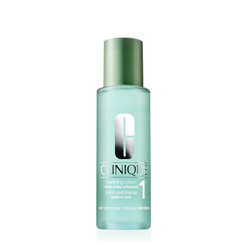 Clinique 3-Step Clarifying Lotion Face Exfoliator 1 | Toner With Witch Hazel + Salicylic Acid | For Very Dry Skin Types
