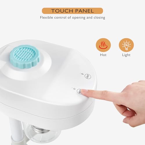 Artist hand Facial Steamer Professional 2 in 1 Hot Face Steamer with 5X LED Magnifying Lamp, Esthetician Face Steamer for Facial Deep Cleansing, Fast Heat Moisturizing for Beauty Salon Spa Home Use