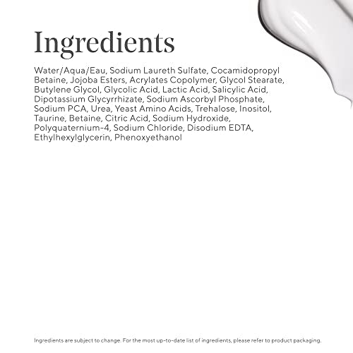 Murad AHA/BHA Exfoliating Cleanser - Triple-Action Cleansing Exfoliator with Salicylic, Lactic, & Glycolic Acids - Creamy Face Wash Removes Dull, Dry Skin for Smoother, Softer Skin