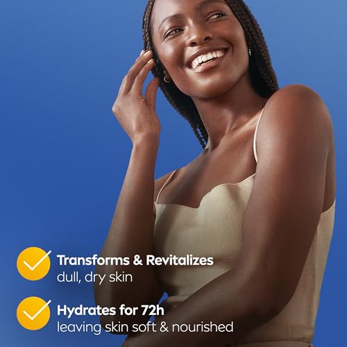 NIVEA Skin Firming Melanin Beauty & Hydration Body Lotion with Q10 and Argan Oil, Firmer Skin in as Little As Seven Days, 16.9 Fl Oz Pump Bottle