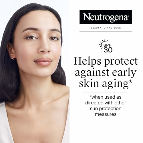 Neutrogena Rapid Wrinkle Repair Retinol Face Moisturizer with SPF 30 Sunscreen, Daily Anti-Aging Face Cream with Retinol & Hyaluronic Acid to Fight Fine Lines, Wrinkles, & Dark Spots, 1 fl. oz