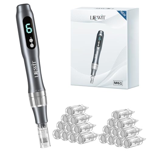 Dermastamp System, 0.25mm Microneedling Derma Stamp Pen, Derma Roller Alternative, Skin Care Tool for Women