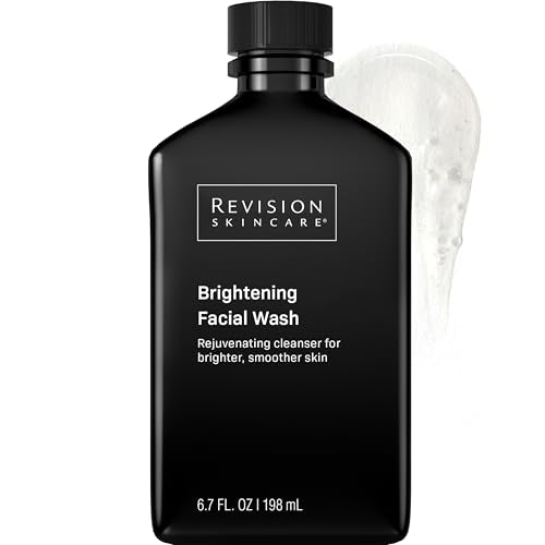 Revision Skincare Brightening Facial Wash, Exfoliating Face Cleanser with Vitamin C and Vitamin E, 6.7 fl oz