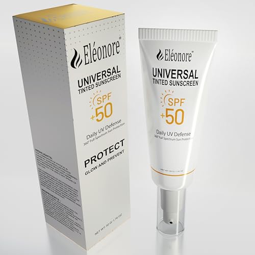 Face Sunscreen For Women - Tinted Sunscreen for face - Face Moisturizer With SPF 50 -Travel Toiletries. 50 ml