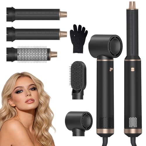 5 in 1 Blow Dryer Brush Ionic Hot Air Styler Hair Dryer Brush Blow Dryer Set Air Curling Wrap Style