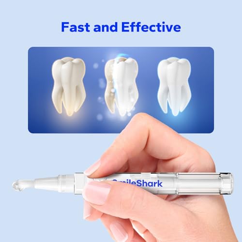 Premium Teeth Whitening Pens (4 Count), Sensitive-Free Whitening Gel, Professional-Strength Formula, On-The-Go Tooth Gel for Adults