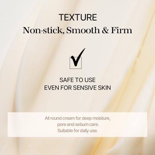 mixsoon Bean Cream - Intensive Moisture Face Cream For Smooth, Nourished Skin, Pore & Sebum Care - Korean Skincare For Glass Skin - Non-stick (1.69 fl.oz / 50ml)