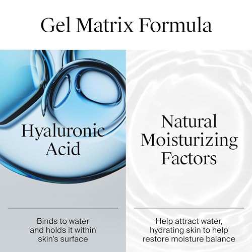 Neutrogena Hydro Boost Gel Cream with Hyaluronic Acid, Lightweight Facial Moisturizer for Normal to Dry Skin, Hydrating & Non-Comedogenic Face Cream for Dewy, Plump Skin, Fragrance Free, 1.7 fl. oz