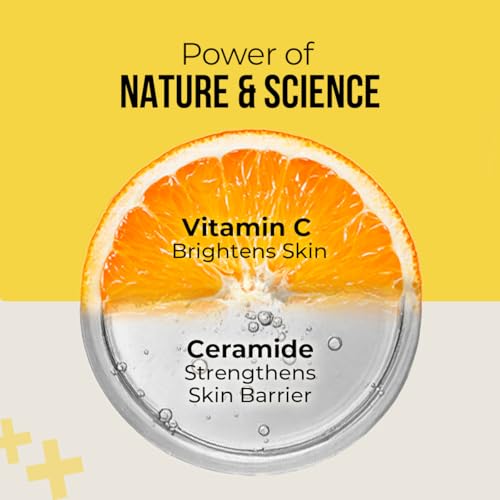 Dr. Sheth's Ceramide & Vitamin C Sunscreen | In-Vivo Tested | SPF 50+ Pa++++ | Healthy Glow | Non-Greasy, Quick-Absorbing | Women & Men | All Skin Types, 30G