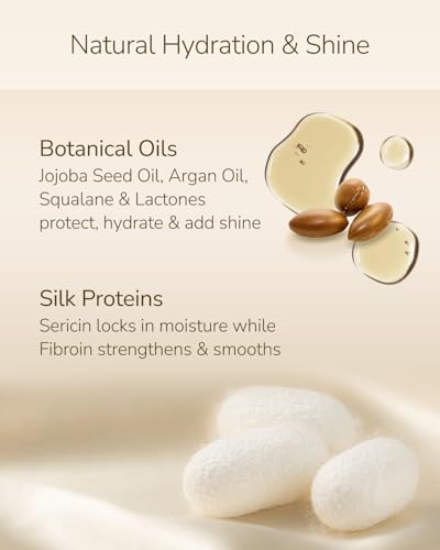 Hair Oil Heat Protectant & Split End Repair, Salon-Quality Treatment with Argan Oil for Frizzy, Curly, Damaged, Dry Hair, Fragrance Scalp Moisture, Travel Size, White (1.7 fl oz, 50ml)