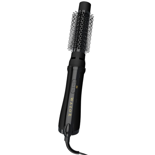 4-in-1 Ionic Hot Air Brush & Blow Dryer with 3D Nylon Pins - Ceramic Titanium Anti-Frizz Styler for All Hair Types, 1000W Fast Drying & Volumizing, 2 Heat/2 Speed Smoothing