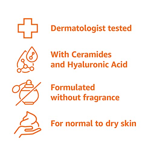 Amazon Basics Moisturizer Cream for Face, Dry Skin, Hydrating, 16 Ounces, 1-Pack