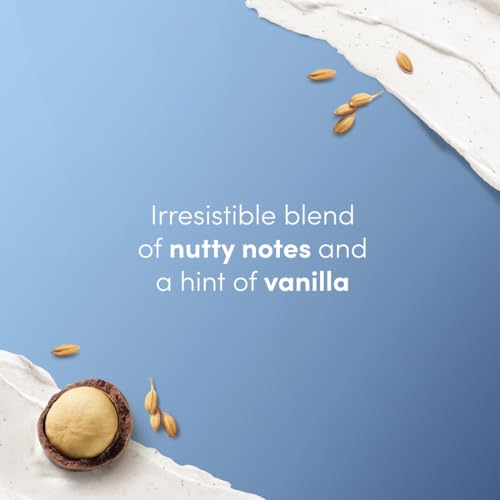 Dove Scrub Macadamia Rice Milk Body Scrub Exfoliates and Deeply Nourishes for Smooth, Radiant Skin 15 oz