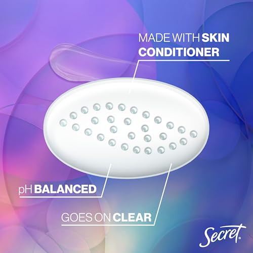 Secret Fresh Antiperspirant Deodorant for Women, 72hr Breathable Sweat & Odor Protection, Instant Freshness & Gentle, PH Balancing Minerals, Clear Gel, Relaxing Lavender Scent, 3.4 oz