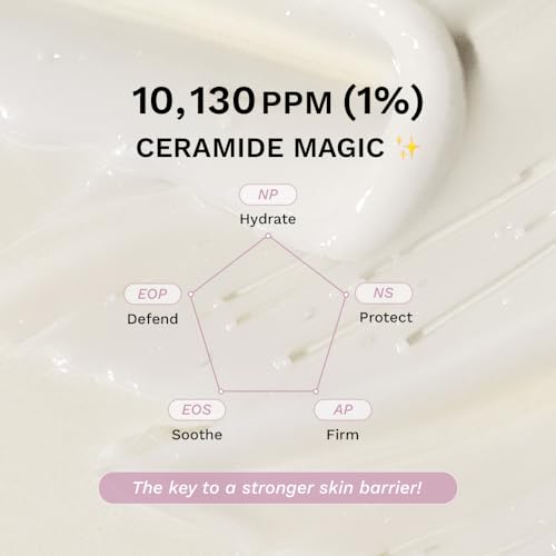 HARUHARU wonder Black Rice 5 Ceramide Barrier Moisturizing Cream, Daily Skin Barrier Care, Long-Lasting Hydration, Soothing & Nourishing, Ceramide Capsules, Korean Skincare, 1.69 fl.oz