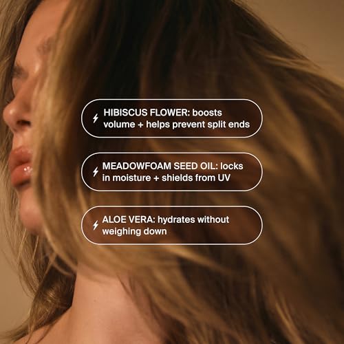 Hair Elixir Serum - Smooth Frizz-Free Hair Instantly - 80ml 2.7 Fl Oz I Heat Protectant - Daily Styling & Overnight Treatment - Lightweight Formula with Hibiscus & Meadowfoam Extracts