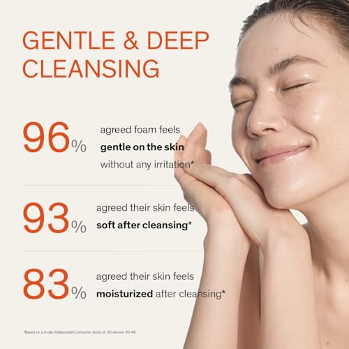 Sulwhasoo Gentle Cleansing Foam – Hydrating Daily Gel-to-Foam Facial Cleanser with Korean Herbal Ingredients Removes Makeup, Dirt & Impurities, Softens & Refreshes Skin Korean Skincare Face Wash