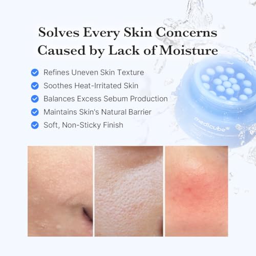 medicube Capsule Cream with Hyaluronic Acid | 120H Lasting Hydration, Barrier Care, Calming Daily Facial Moisturizer For All Skin Types | Panthenol & Ceramides | Korean Skincare, 1.94 oz