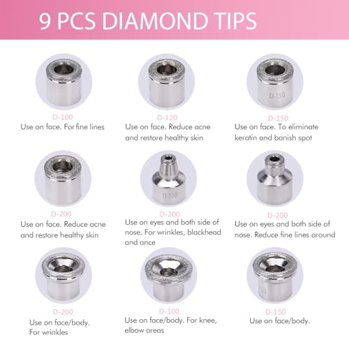 【3 IN 1 】Microdermabrasion Machine, Beauty Star Professional Diamond Dermabrasion Facial Devices at Home