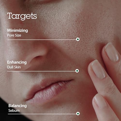 BLITHE Targeted Pore Serum with 22% Niacinamide for Oil Control, Pore Minimizer for Face, Korean Skin Care | Valentines Day Gifts For Her,1 fl oz