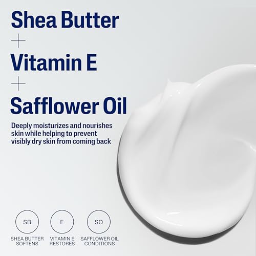 Cetaphil Advanced Radiance Cream with Shea Butter, 6 oz, For Dry, Dull Skin, More Radiant Skin, 48 Hour Hydration, All Skin Tones & Types, Hypoallergenic, Fragrance Free