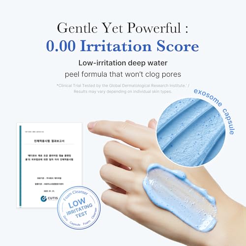 medicube Facial Cleanser Zero Pore Capsule Cleansing Foam | Daily Gentle Cleanser for Skin Texture, Blackhead & Pore Care | AHA, BHA & PHA for Deep Cleansing | Korean Skincare, 4.23 oz