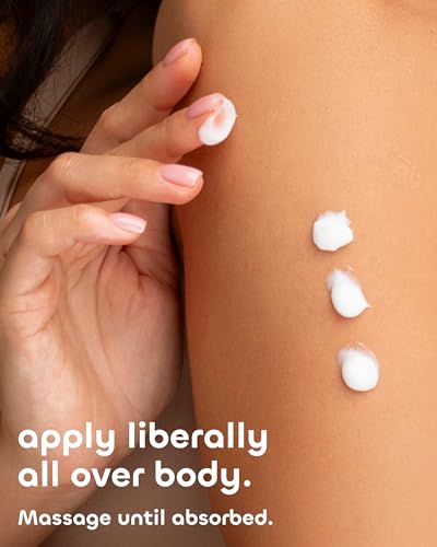 Seaweed Bath Co. Hydrate Body Cream - Unscented | Nourishing Moisturizer for Body and Hands | With Vitamin E, Hyaluronic Acid and Shea Butter For Dry Skin | 6 oz