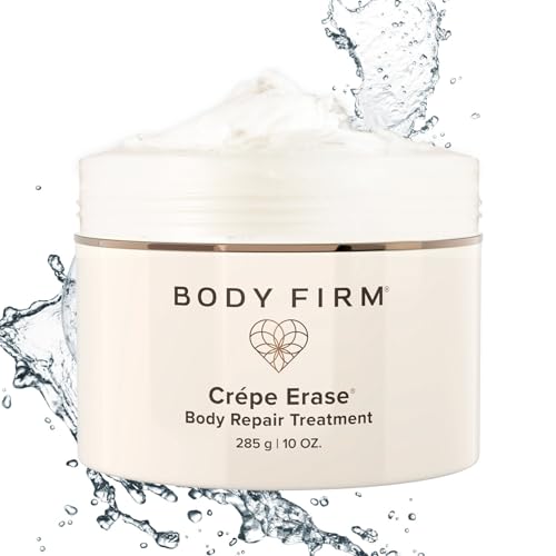BODY FIRM Crepe Erase Body Repair Treatment, Anti-Aging Wrinkle Cream, Support Skins Natural Elastin & Collagen Production - 10oz