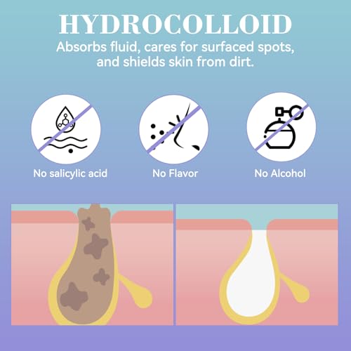 Nose Pore Patches, Hydrocolloid Nose Patches, Targets Pimple, Pores & Oil (10 Pack)