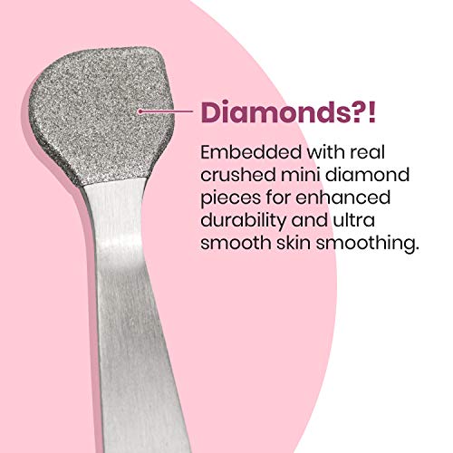 Lindo Beauty Buffer - Microdermabrasion Tool, Diamond Infused, Embedded Silicone Lip Scrubber, for Smooth Skin, Radiant Complexion, Travel Pouch Included (Beauty Buffer)